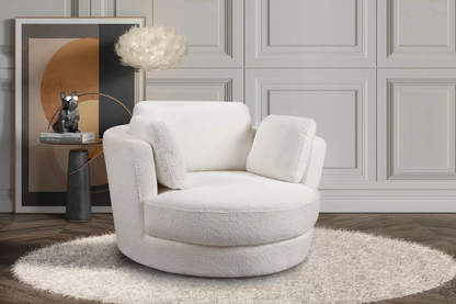 Fauteuil pivotant - Boucle Arctic