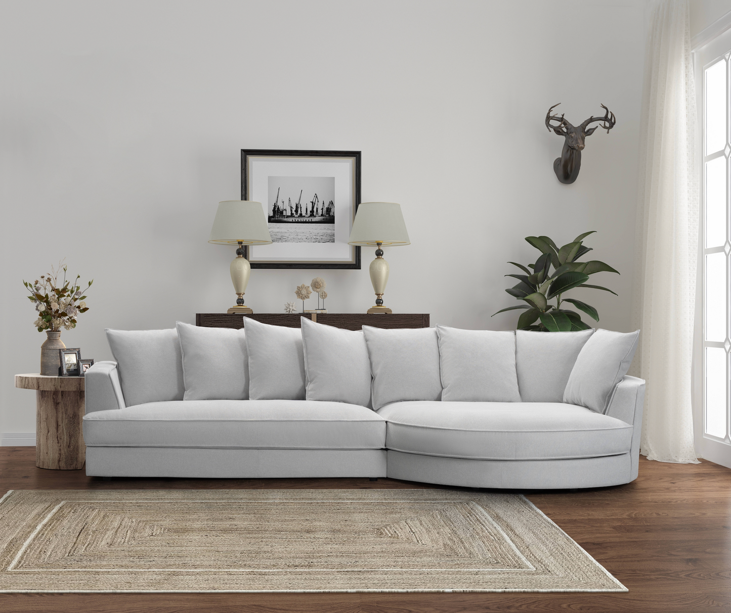 Canapé en tissu - Elk Stone