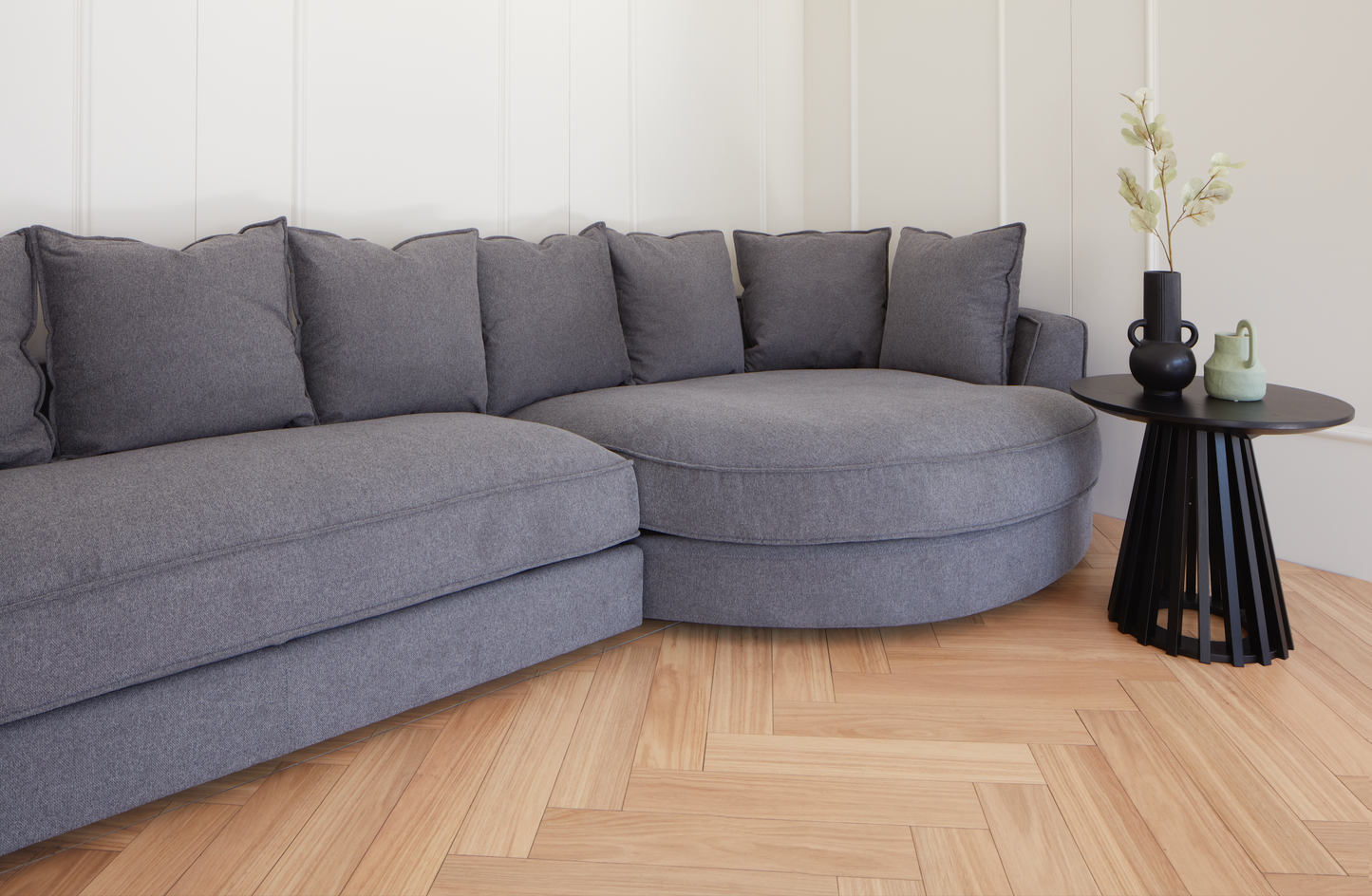 Canapé en tissu - Elk Hazy