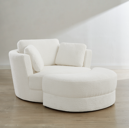 Fauteuil pivotant - Boucle Arctic