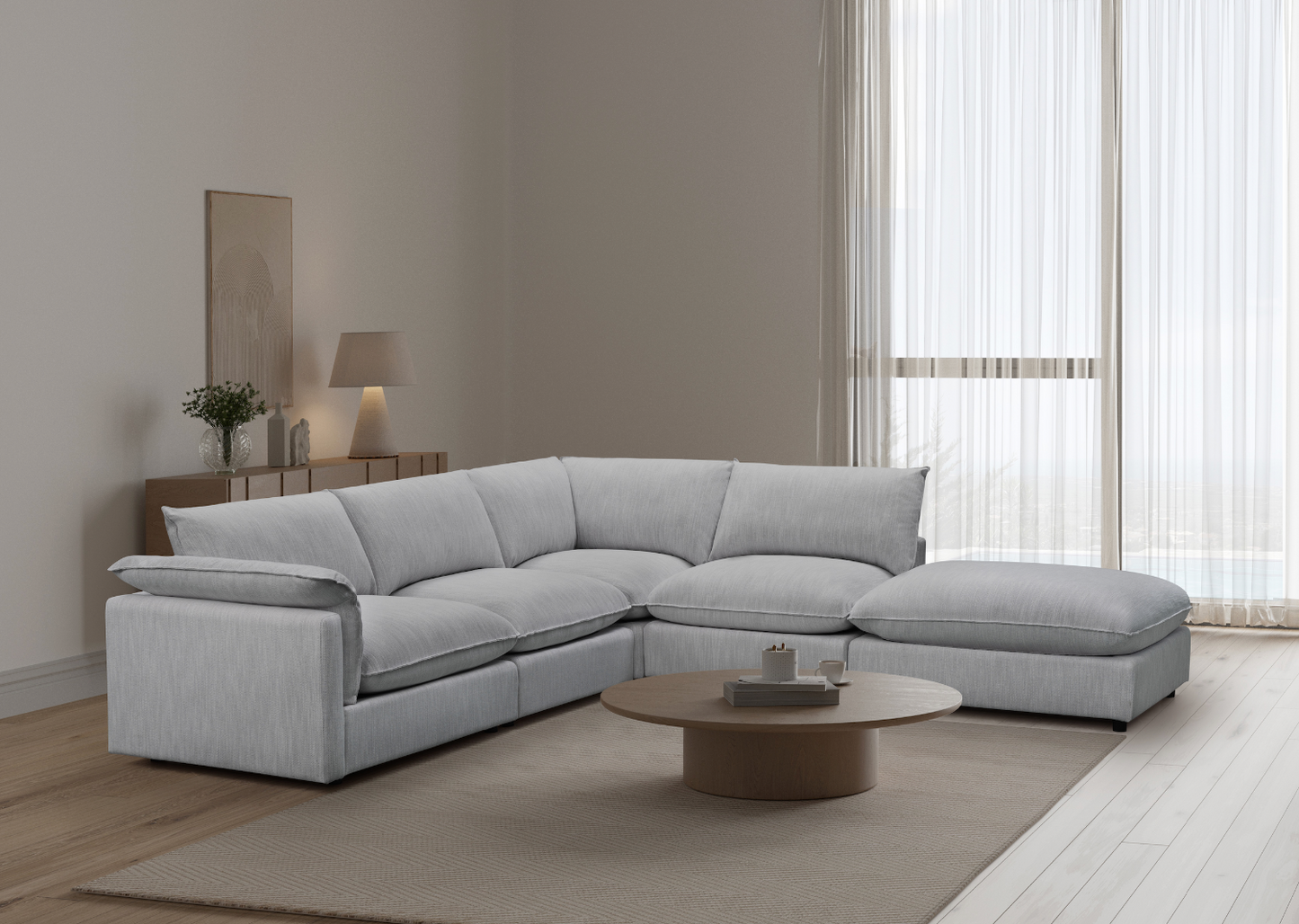 Canapé en tissu - Brume apaisante