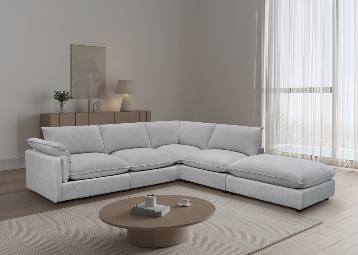 Canapé en tissu - Brume apaisante