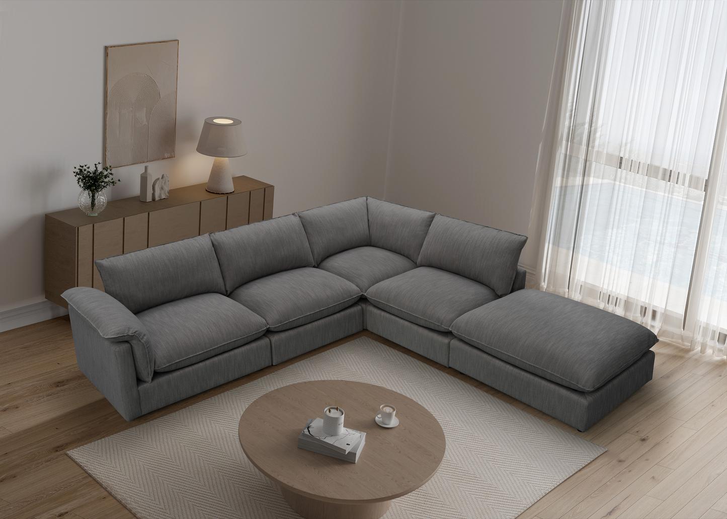 Canapé en tissu - Balmy Shadow