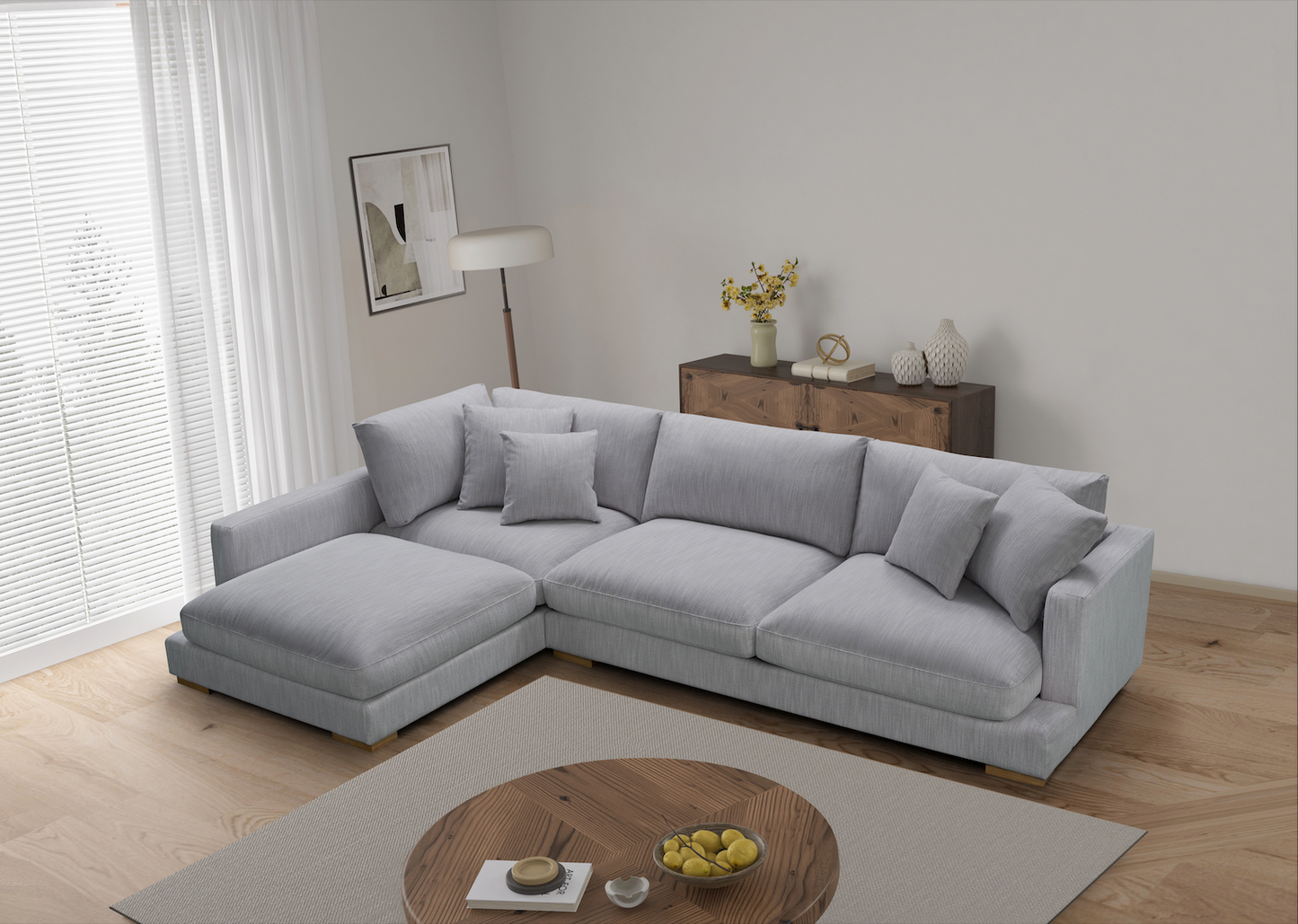 Canapé en tissu - Brume apaisante