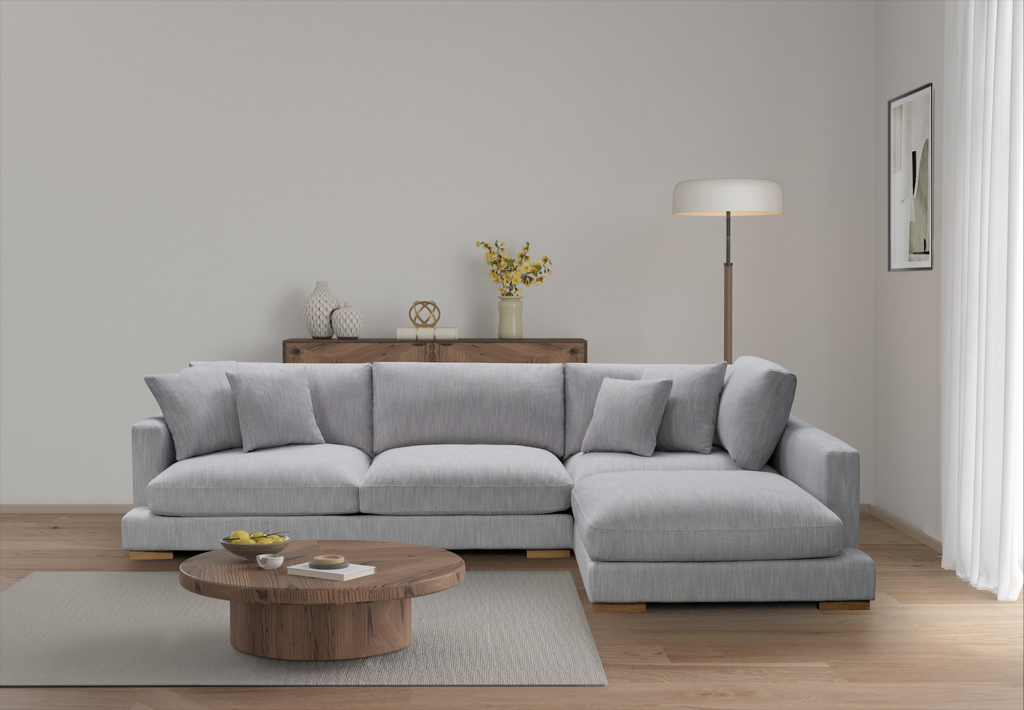 Canapé en tissu - Brume apaisante