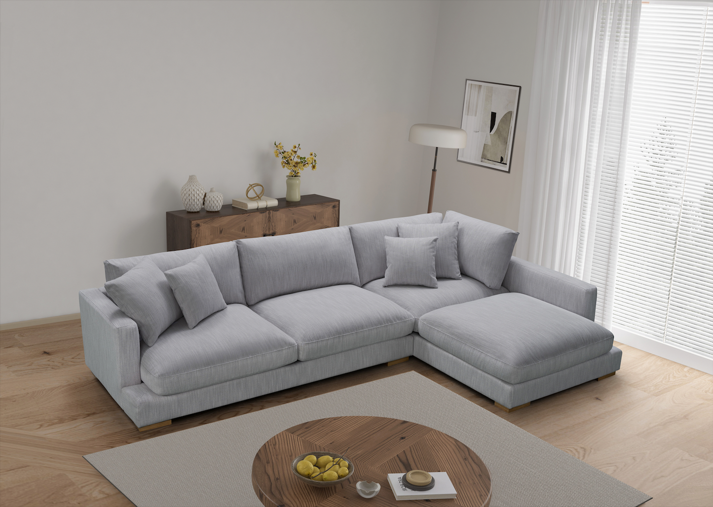 Canapé en tissu - Brume apaisante