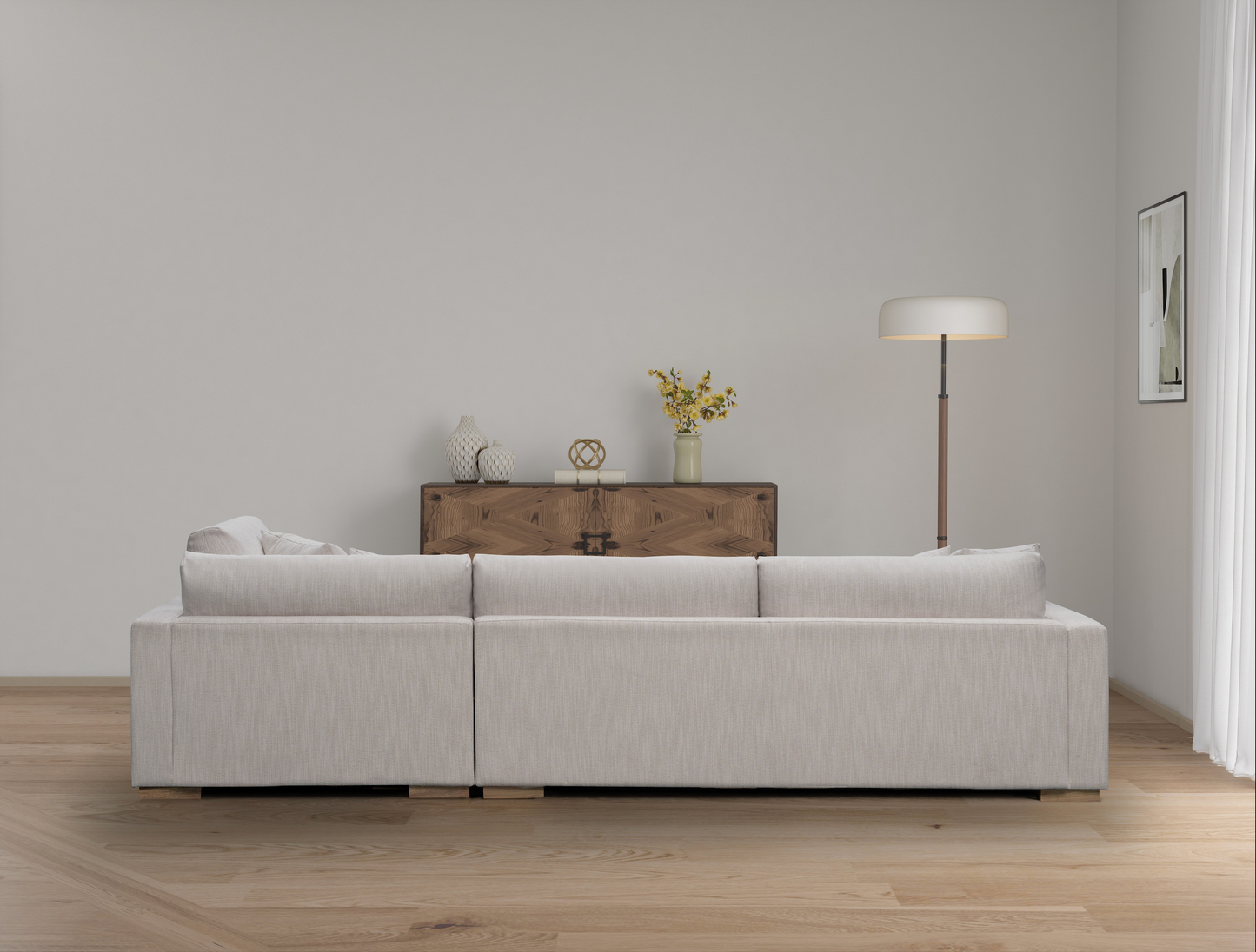 Canapé en tissu - Sable doux