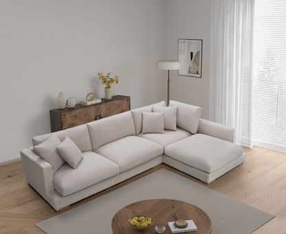 Canapé en tissu - Sable doux