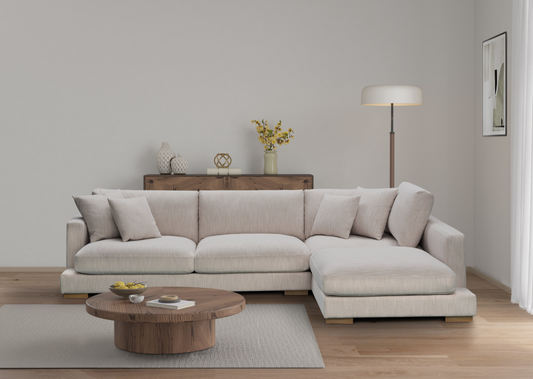 Canapé en tissu - Sable doux