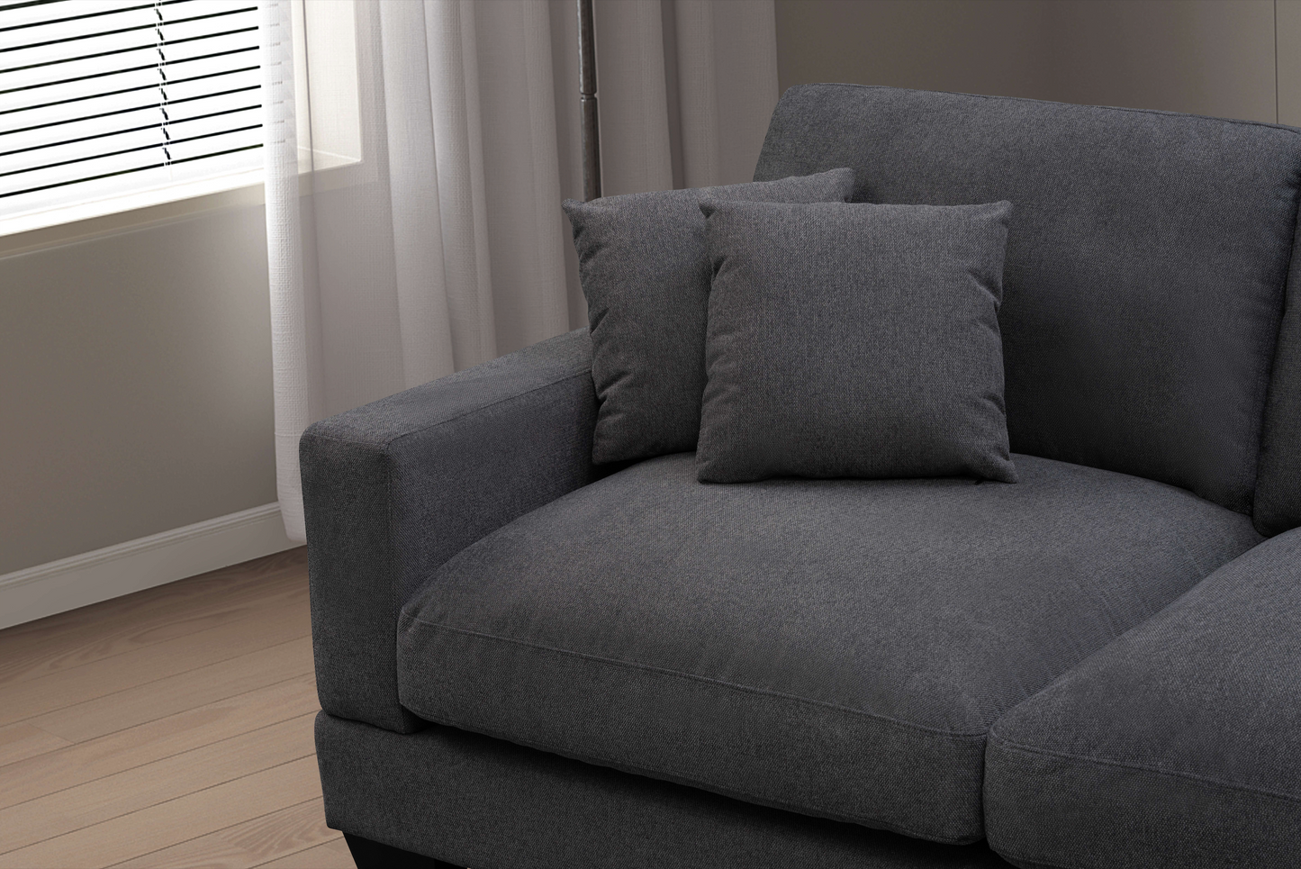 Canapé en tissu - Elk Hazy