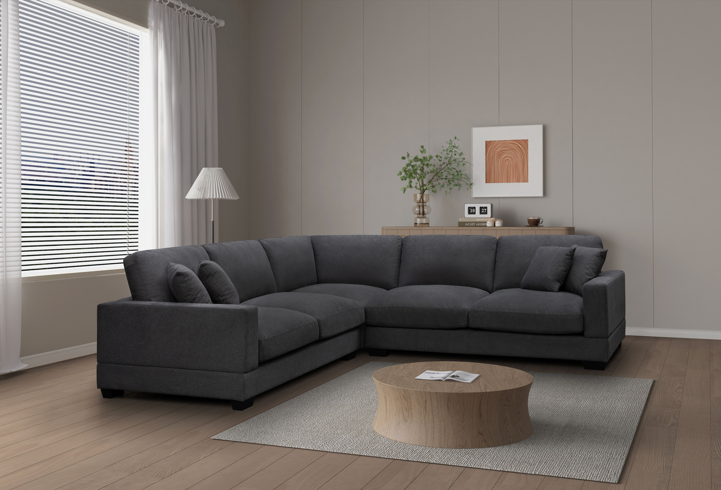 Canapé en tissu - Elk Hazy