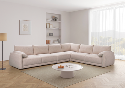 Canapé en tissu - Sable doux