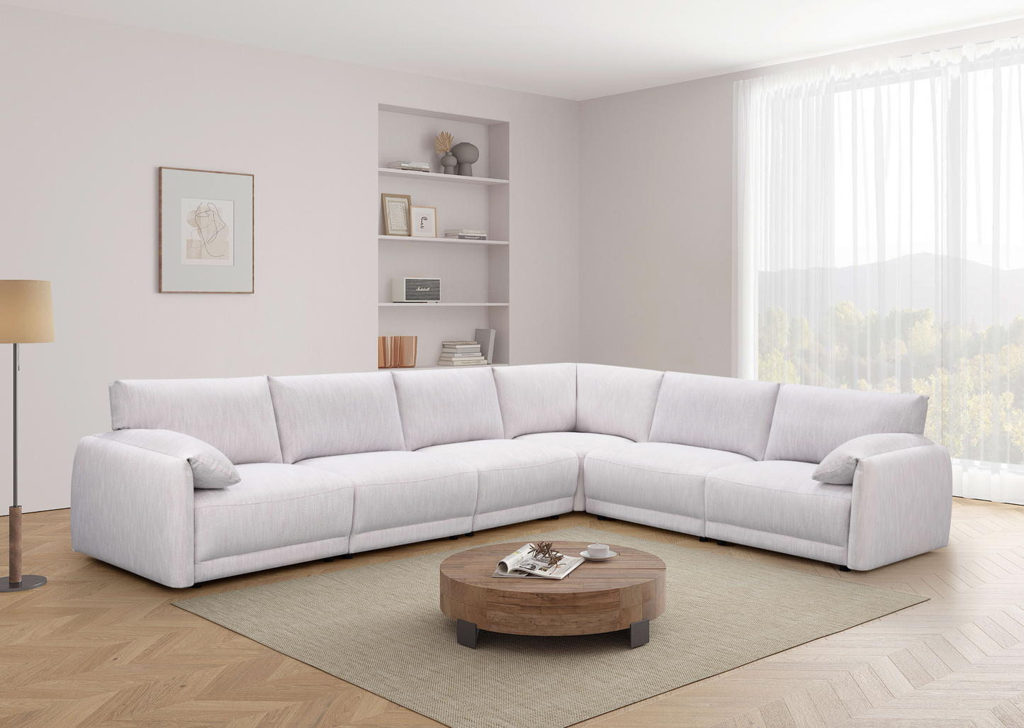 Canapé en tissu - Brume apaisante