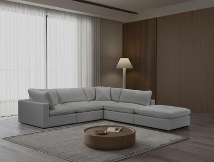 Canapé méridienne - Gris Sol