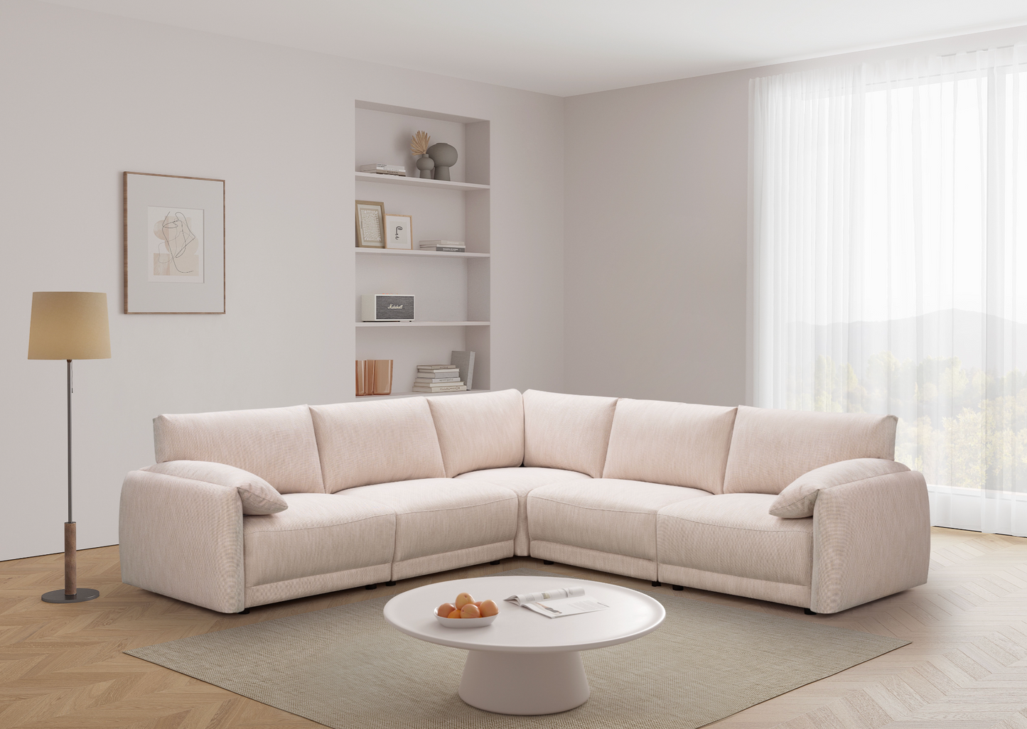 Canapé en tissu - Sable doux