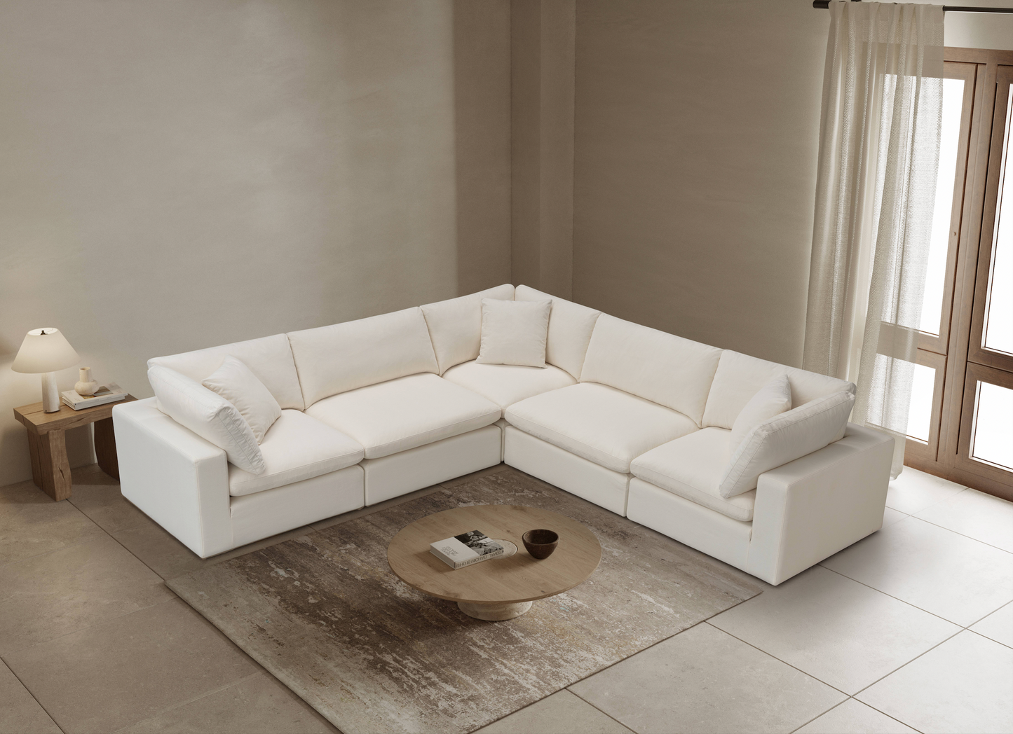 Canapé modulable - Sol Ivory