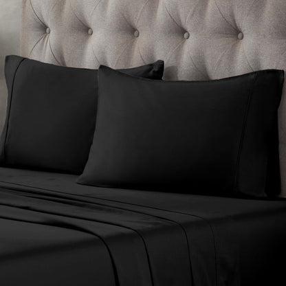 Superior Egyptian Cotton 400 Thread Count Solid Deep Pocket Bed Sheet Set