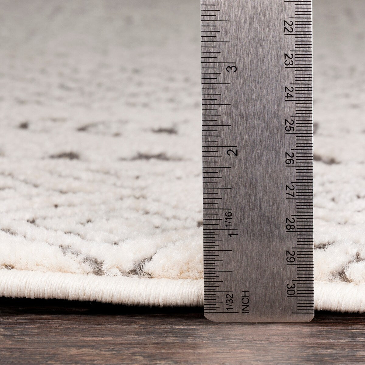 Tapis Livabliss Tiffany Grey à bordure bohème