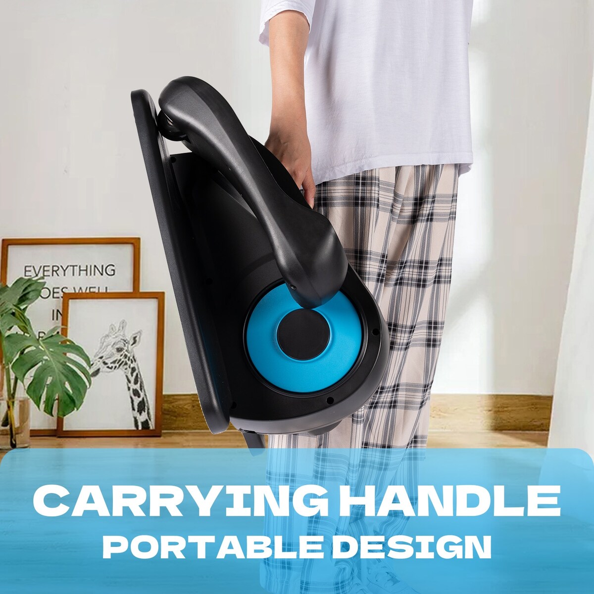 Vélo elliptique sous le bureau, avec télécommande, pédalier assis pour seniors, adultes et adolescents