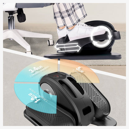 Vélo elliptique sous le bureau, avec télécommande, pédalier assis pour seniors, adultes et adolescents