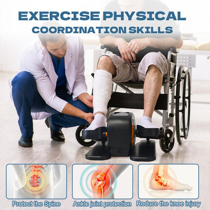 Vélo elliptique sous le bureau, avec télécommande, pédalier assis pour seniors, adultes et adolescents