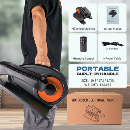 Vélo elliptique sous le bureau, avec télécommande, pédalier assis pour seniors, adultes et adolescents