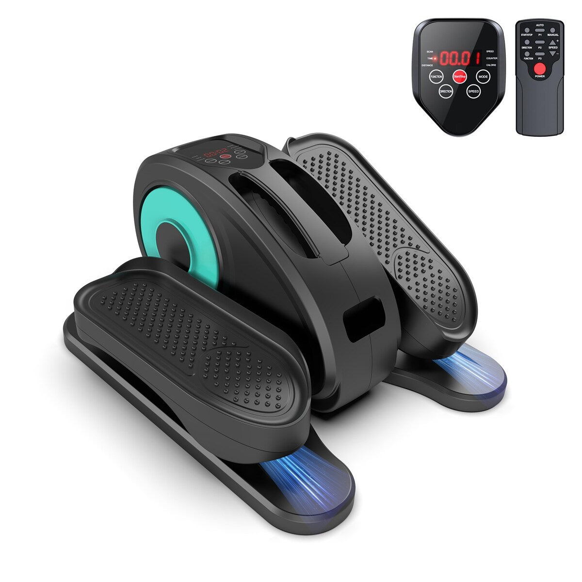 Vélo elliptique sous le bureau, avec télécommande, pédalier assis pour seniors, adultes et adolescents