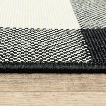 Vista Home Malta Gingham Check Indoor/Outdoor Area Rug
