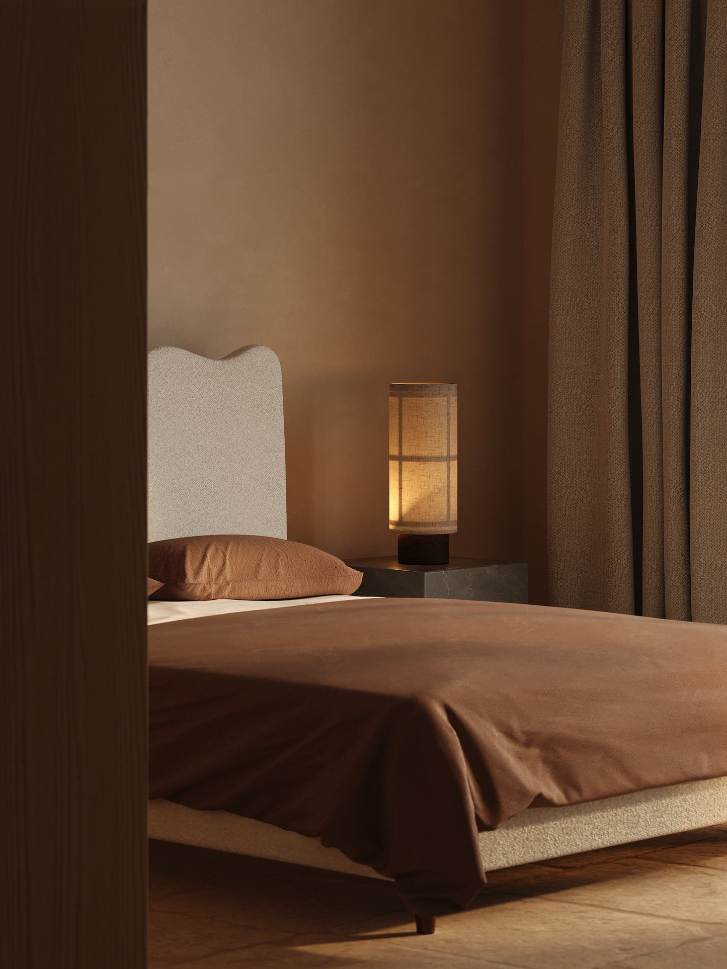 Cadre de lit rembourré - Boucle