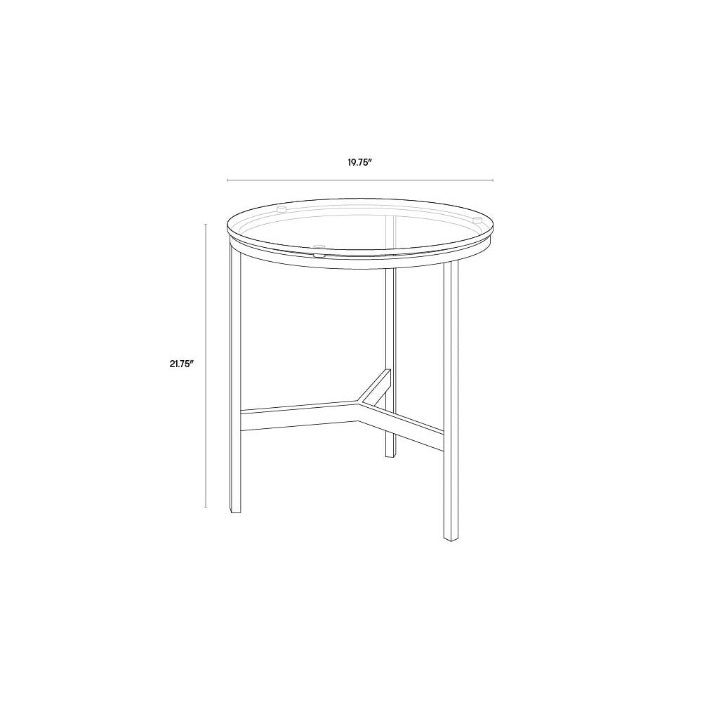 Table d'appoint Sunpan Flato