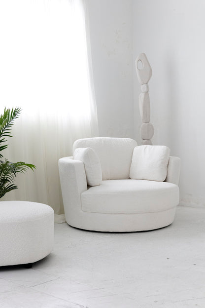 Fauteuil pivotant - Boucle Arctic