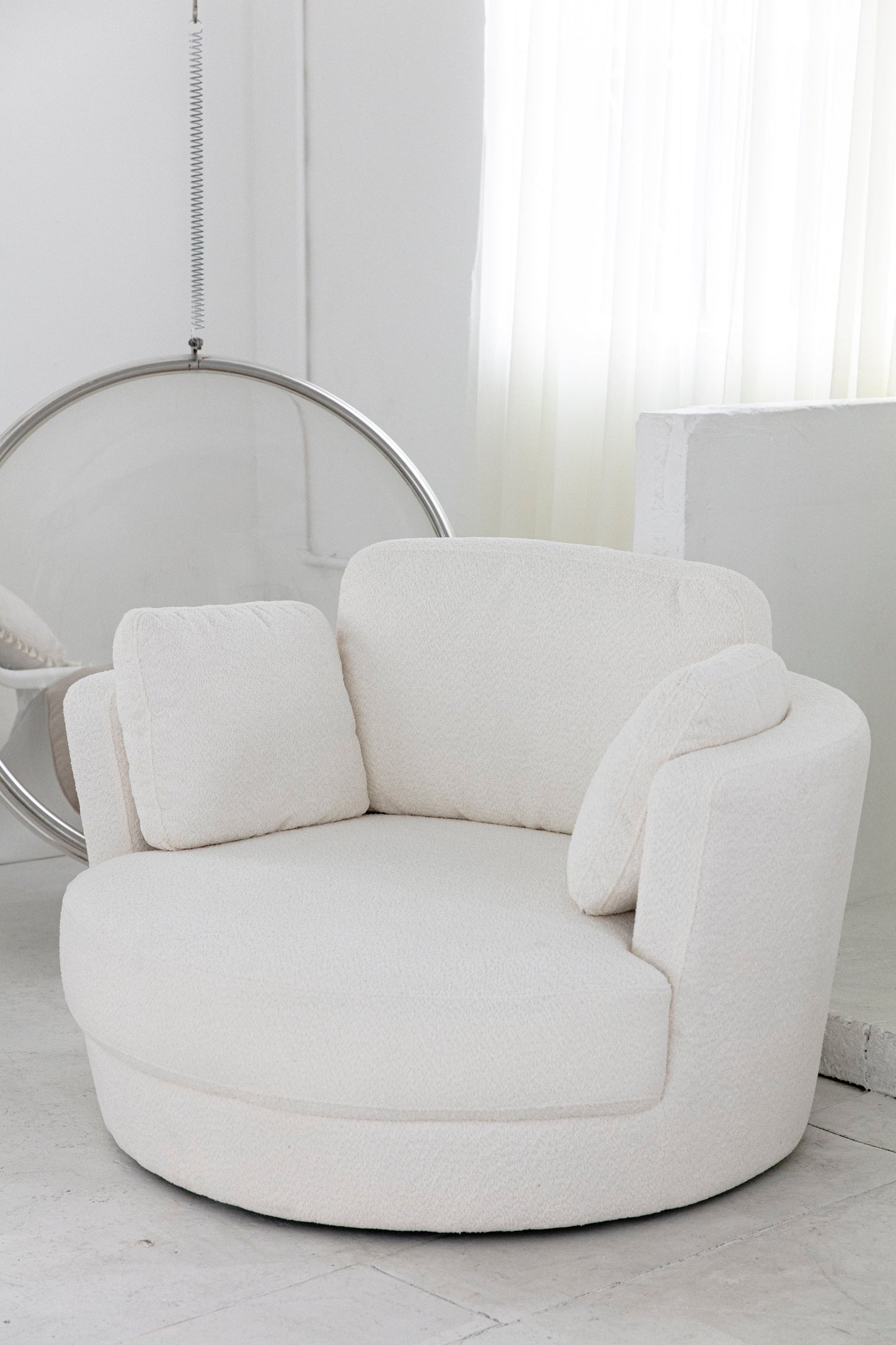 Fauteuil pivotant - Boucle Arctic